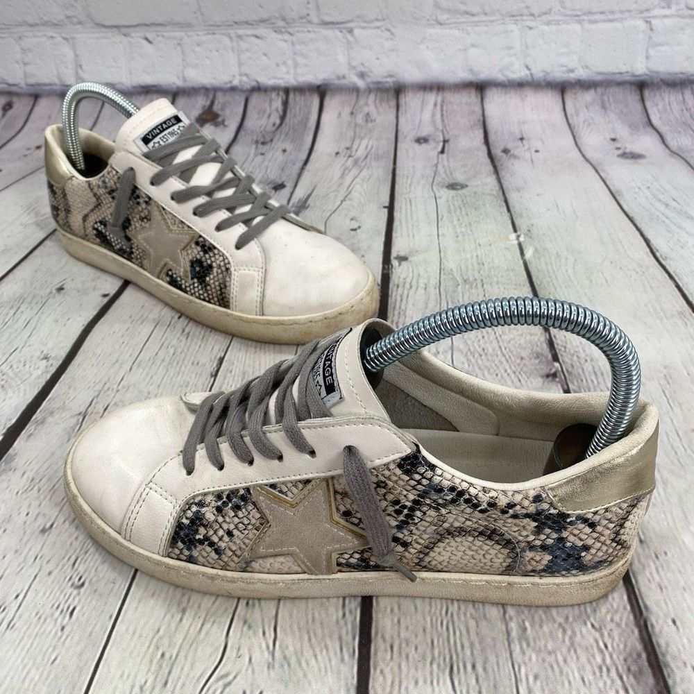 Vintage Havana Bianca Snake Gold Women’s 8